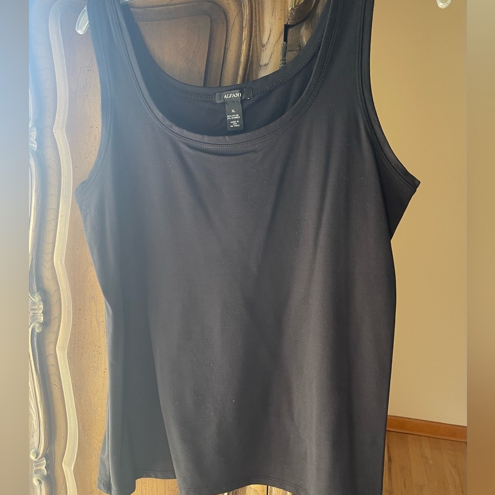 Black tank top